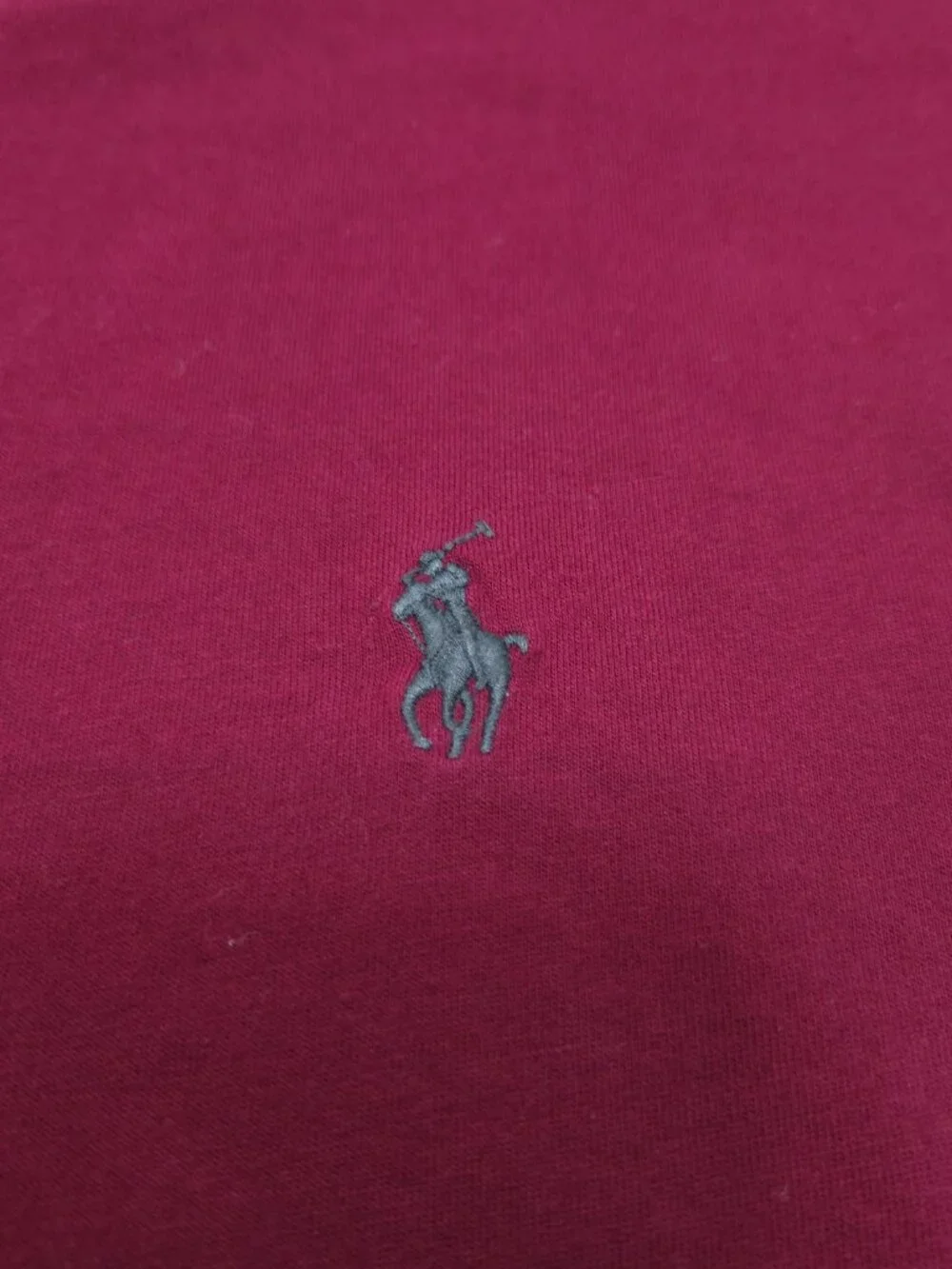Polo Ralph Lauren Shirt Mens XL Classic Fit Maroon Long Sleeve Cotton Tee Pony